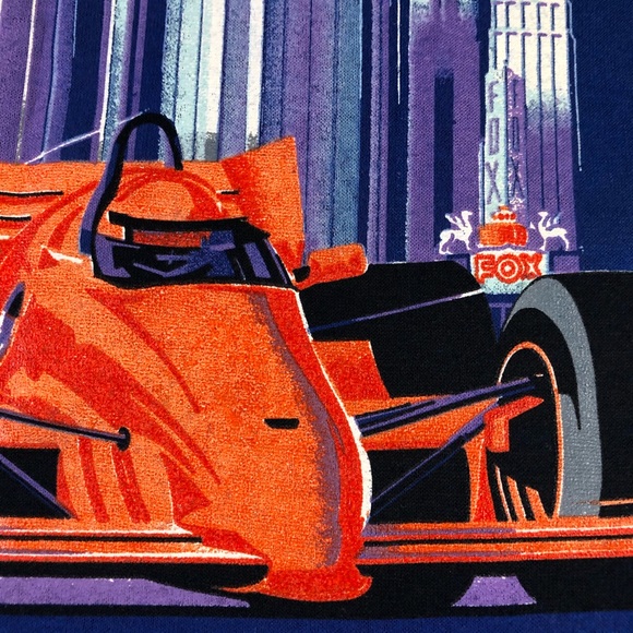 Detroit 1990 Valvoline Grand Prix Racing F1 Car Vintage T Shirt Single Stitch XL - Picture 8 of 12